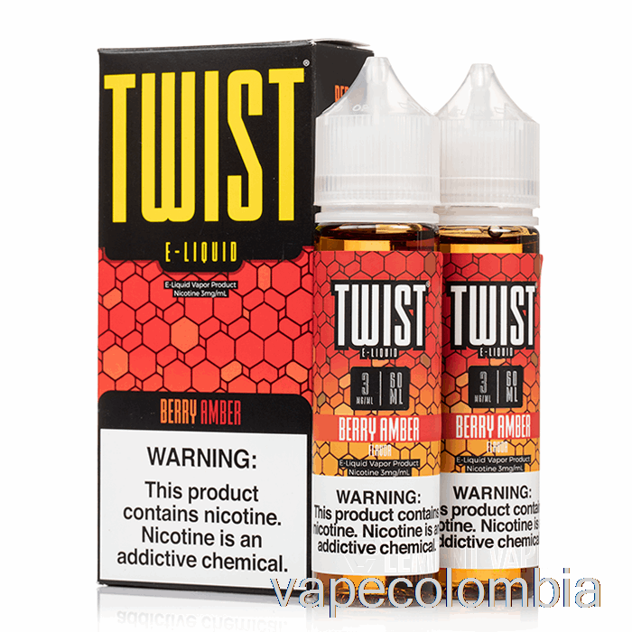 Vape Kit Completo Berry Amber - E-líquido Cookie Twist - 120ml 6mg